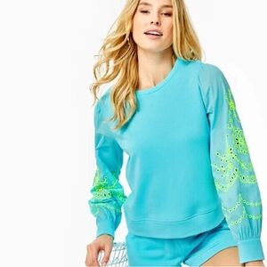 Lilly Pulitzer Women's Alla Terry Sweatshirt Size S